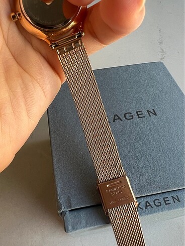  Beden camel Renk Skagen rose saat hiç kullanılmadı