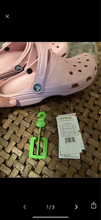 Crocs classic pembe 39 no