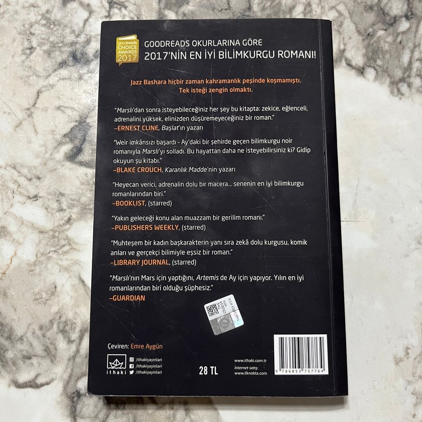 Artemis - Andy Weir - Görsel 2