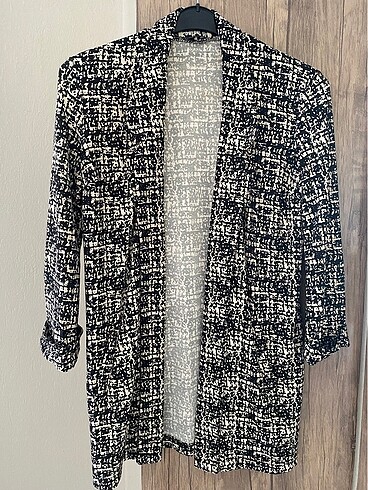 İnce blazer model yakalı ceket
