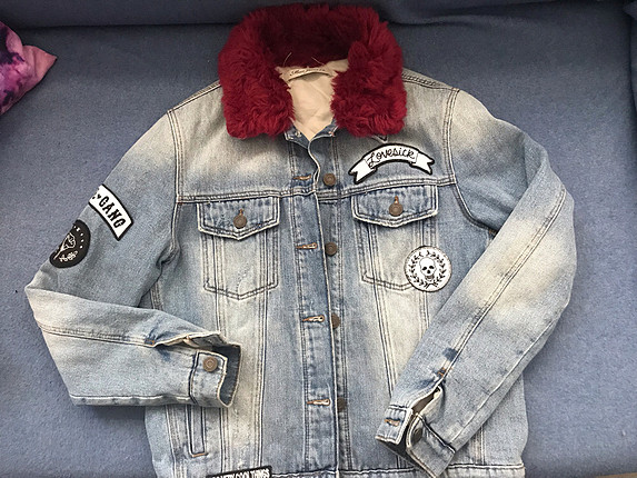 Mavi Mavi jeans ceket astarlı