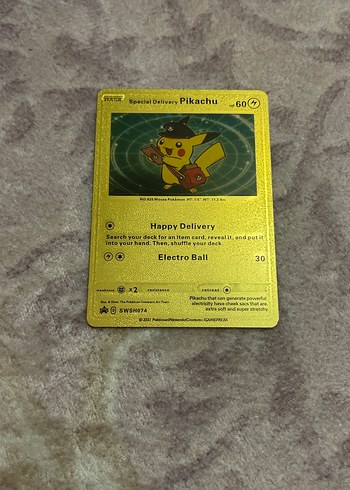 Altın Renkli Kart - Görsel 13