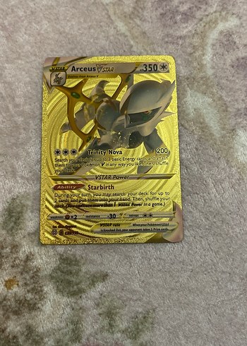 Altın Renkli Kart - Görsel 3