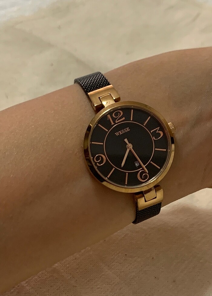 Orijinal siyah-altın WESSE - Görsel 2