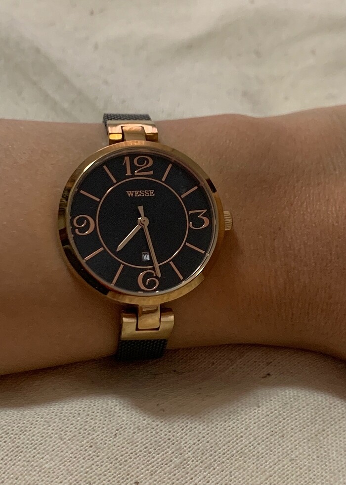 Orijinal siyah-altın WESSE - Görsel 3