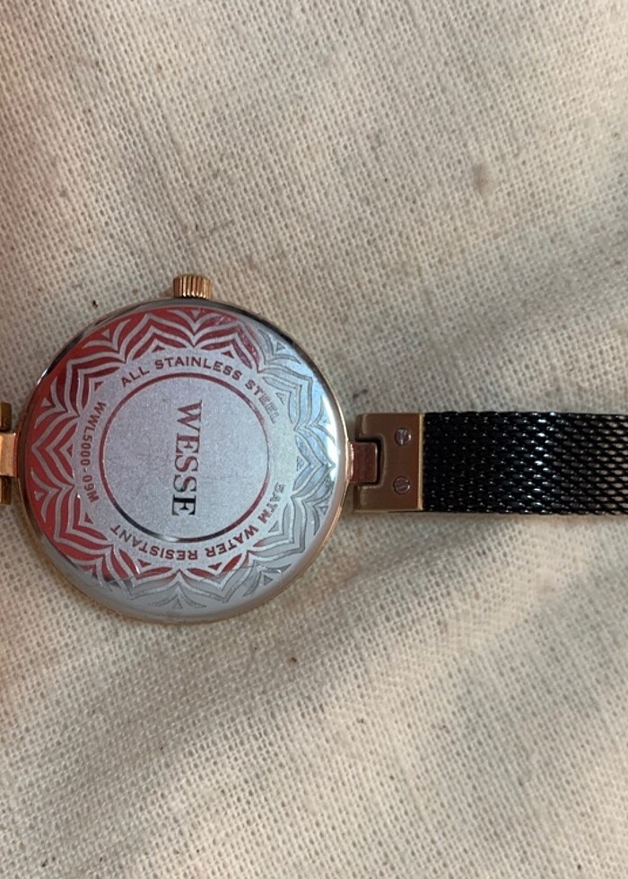 Orijinal siyah-altın WESSE - Görsel 5