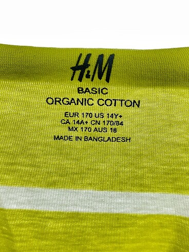universal Beden sarı Renk H&M T-shirt %70 İndirimli.