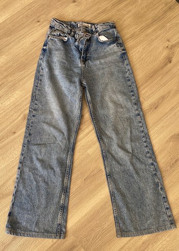 Gri Kadın Denim Midi Jean