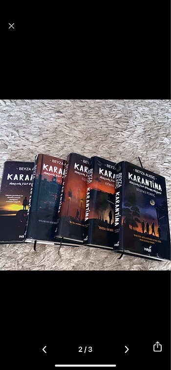  Karantina kitap serisi