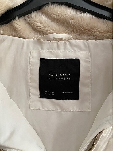 l Beden Orijinal Zara Şişme Mont