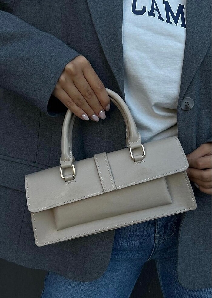 Zara muadili bej çanta - Görsel 3