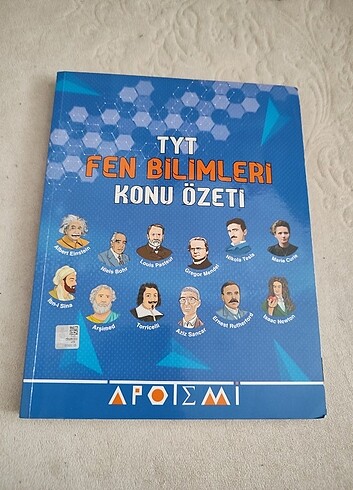 Apotemi TYT Fen bilimleri konu özeti kitabı