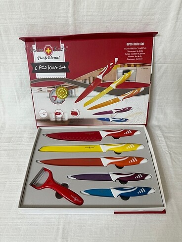 Swiss Koch 6 Parça Bıçak Seti