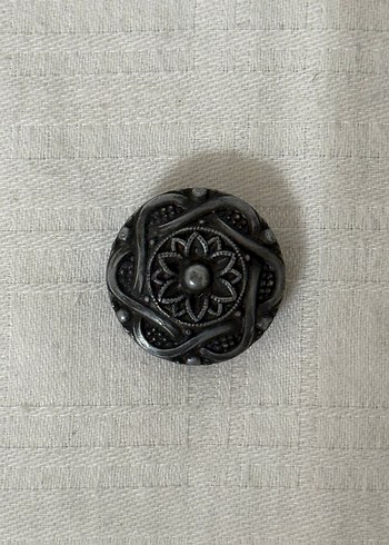 Diğer Siyah Vintage Gotik Erkek Rozetleri