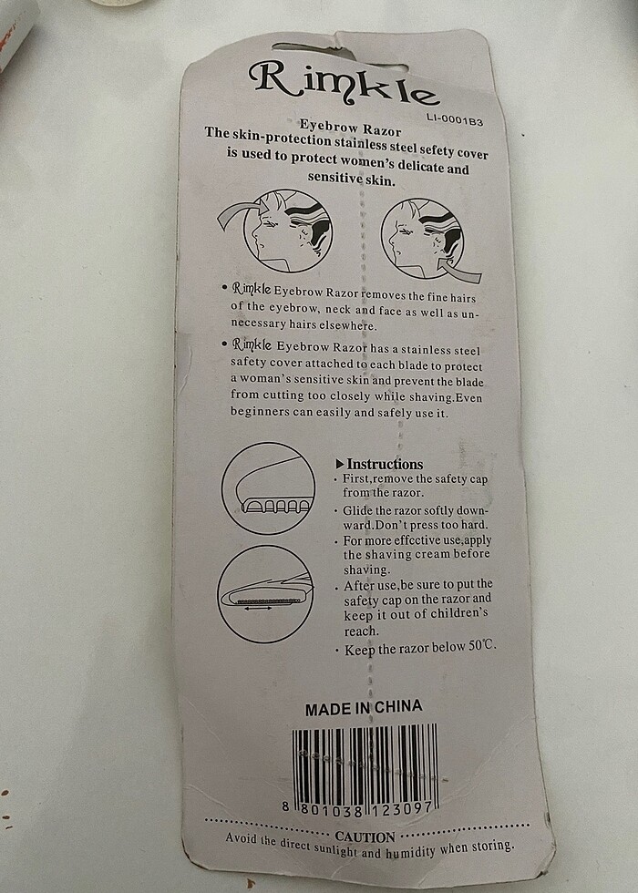 3 adet yüz jileti kadın kaş ustrayüz tüy alma ustrası - Görsel 3