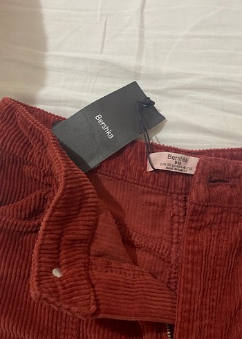 Bordo Kadın Süet Mini Şort - Görsel 4