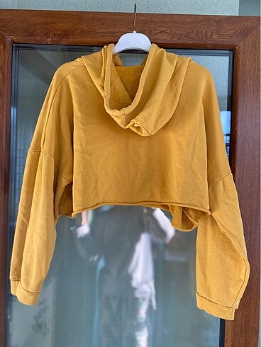 Diğer Sari crop sweatshirt