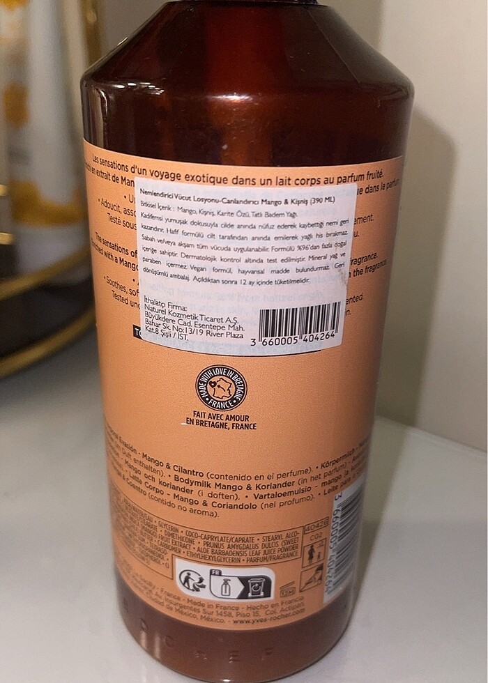 Yves rocher vücut losyonu - Görsel 3