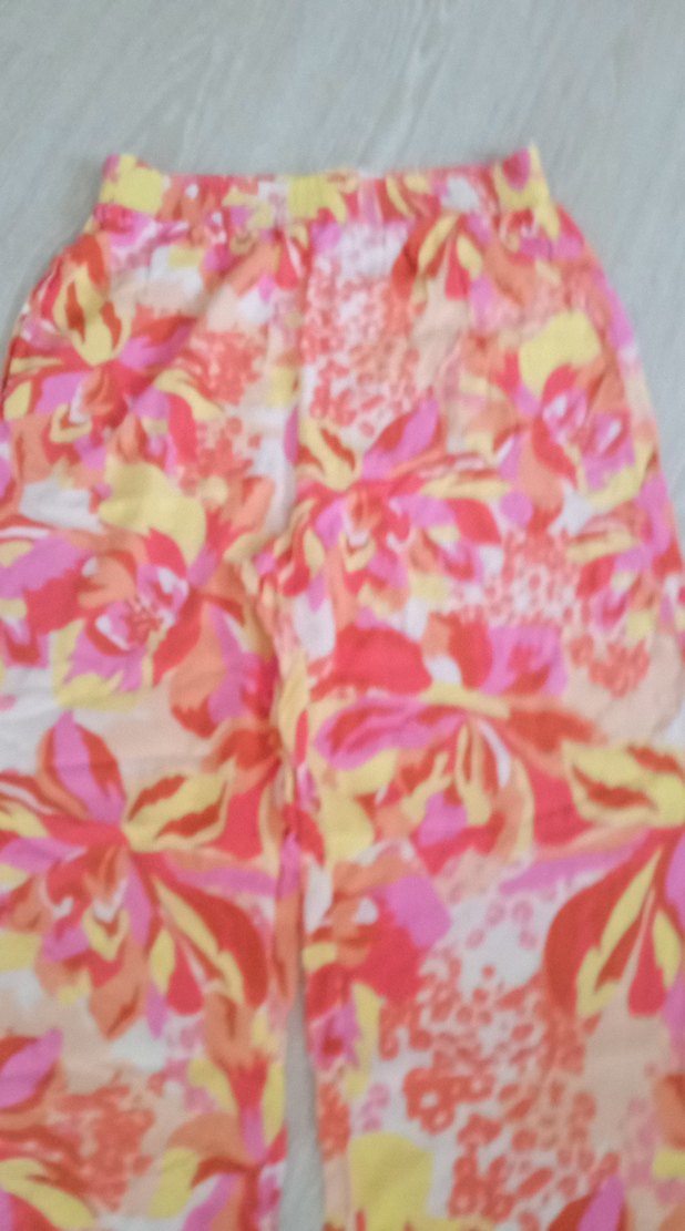 Renkli Bol Kesim Bohem Kadın Pantolon - Görsel 2