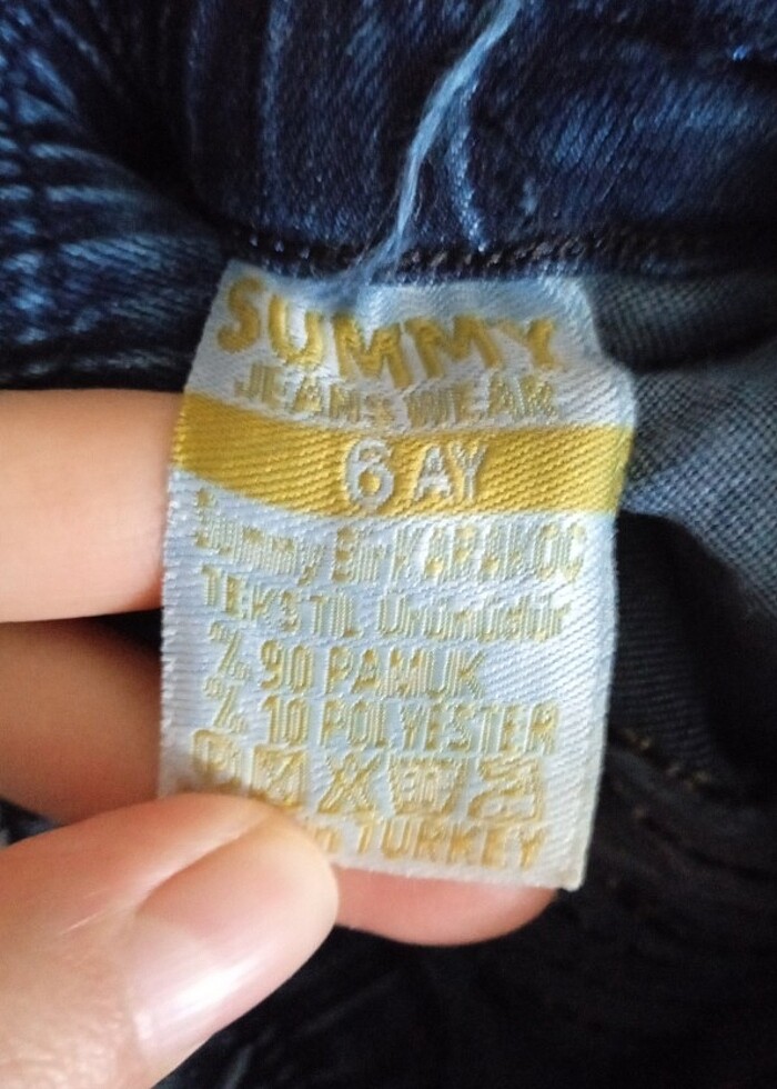 Kız bebek kargo pantolon  - Görsel 2