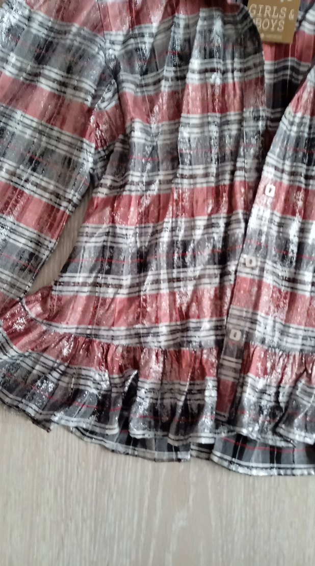 Bol Kesim Gri Düğmeli Kız panço - Görsel 3