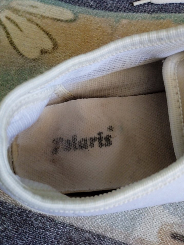 Beyaz Payetli Nakışlı Kadın Spor Ayakkabı - Görsel 4