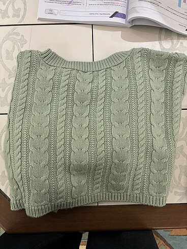Defacto kazak crop yeşil