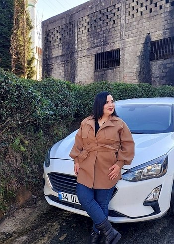Diğer Kahverengi Kemerli Midi Kaban