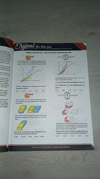 Beden orjinal matematik yayınları tyt matematik soru bankasi