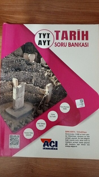 Açı Yayınları tyt ayti tarih soru bankası