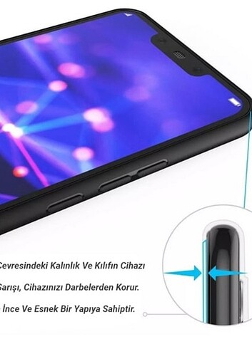 Huawei Mate 20 Lite Ultra İnce Silikon Kılıf - Görsel 3