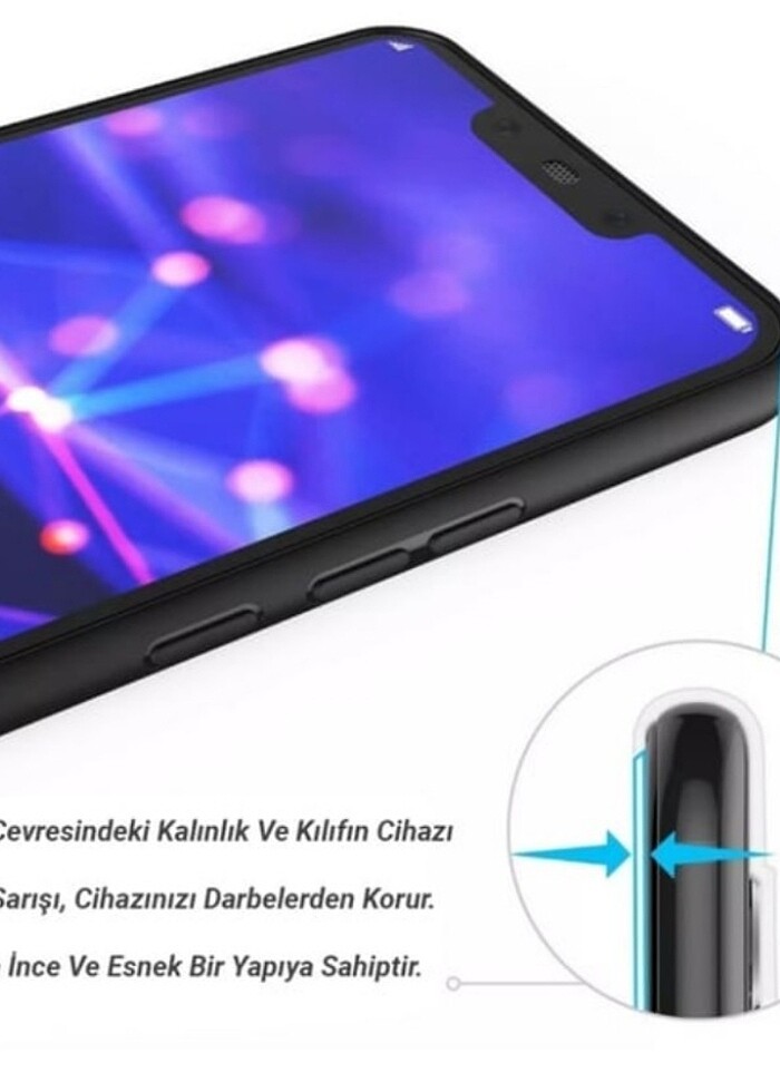 Huawei Mate 20 Lite Ultra İnce Silikon Kılıf - Görsel 3