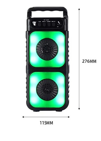 Leerfei LF-1576 Kablosuz Bluetooth Hoparlör ve Mikrofon Seti - Görsel 2