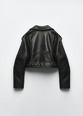 Zara Zara Crop Deri Ceket