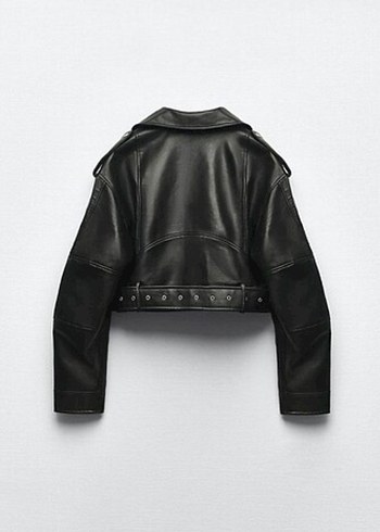 Zara Zara Crop Deri Ceket