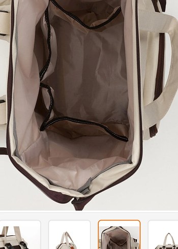 Bej Bebek Bakım Çantası - Görsel 4