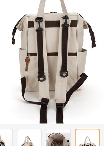 Bej Bebek Bakım Çantası - Görsel 2