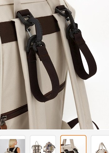 Bej Bebek Bakım Çantası - Görsel 5