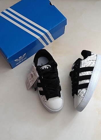 38 Beden beyaz Renk Adidas - Campus
