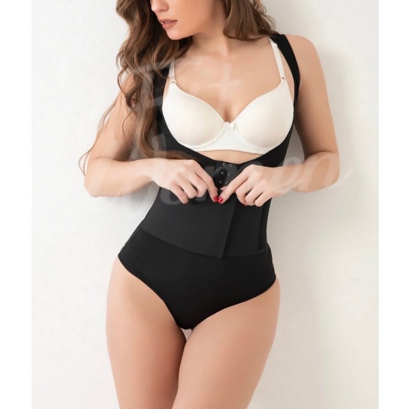 Siyah Kısa Mini Emzirme Korsesi - Görsel 2