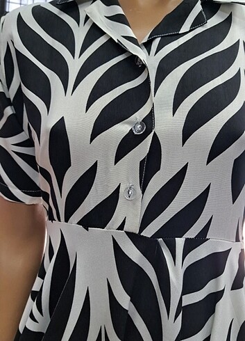 Asimetrik kesim elbise - Görsel 6