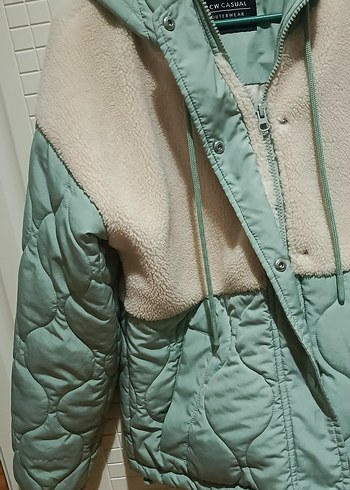 Düğmeli Yeşil Midi Kadın Ceket - Görsel 5