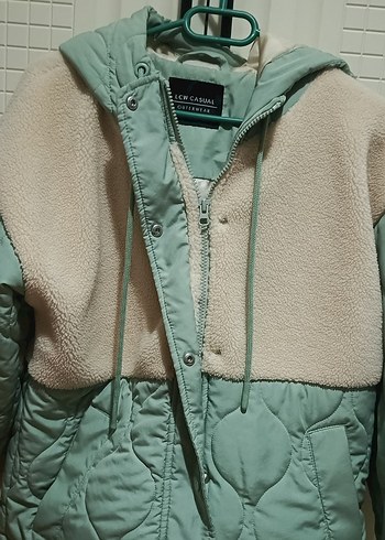 Düğmeli Yeşil Midi Kadın Ceket - Görsel 3