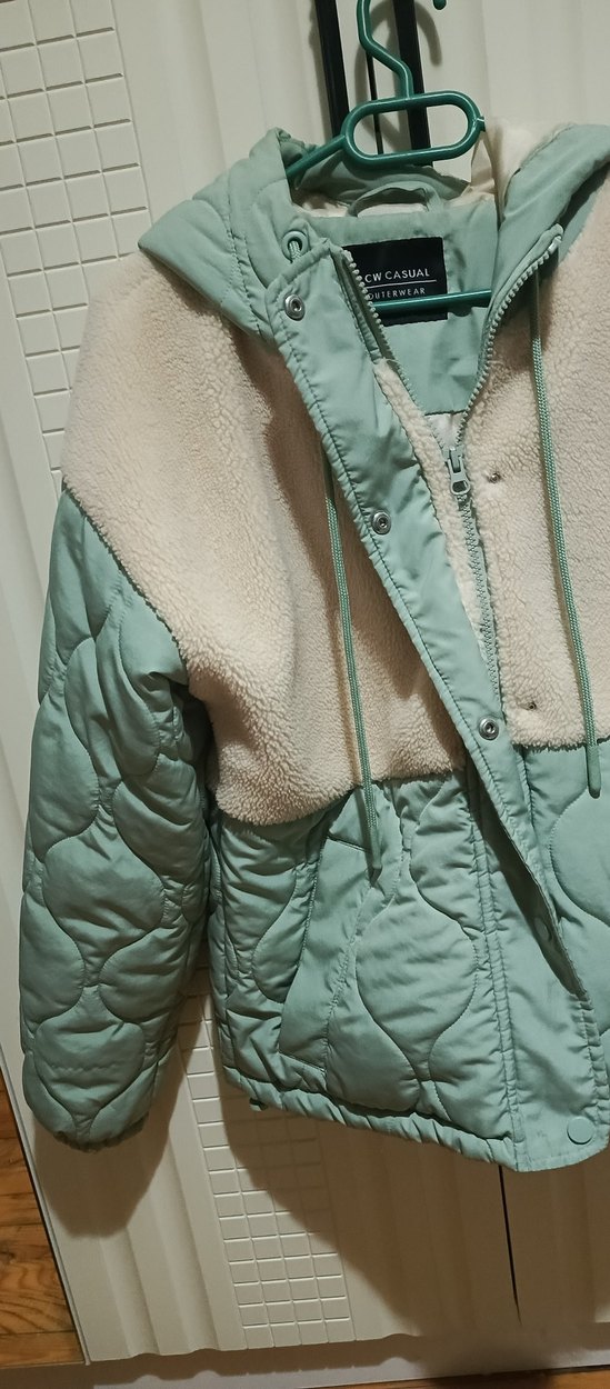 Düğmeli Yeşil Midi Kadın Ceket - Görsel 5