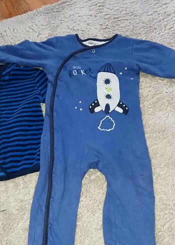 Mavi Fermuarlı Bebek Tulum
mavi polar hırka ikili - Görsel 2