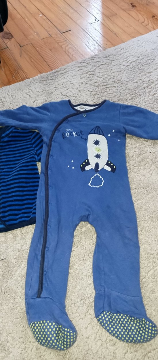 Mavi Fermuarlı Bebek Tulum
mavi polar hırka ikili - Görsel 2