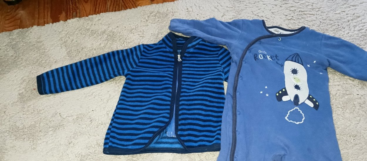 Mavi Fermuarlı Bebek Tulum
mavi polar hırka ikili - Görsel 3