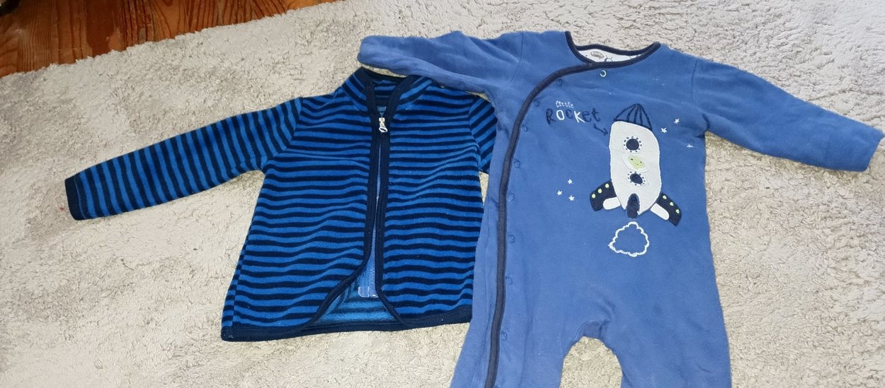 Mavi Fermuarlı Bebek Tulum
mavi polar hırka ikili - Görsel 4