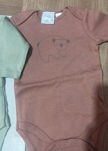 Pamuklu Uzun Kollu Bebek Body 5 adet - Görsel 3