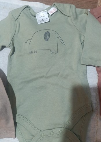 Pamuklu Uzun Kollu Bebek Body 5 adet - Görsel 2